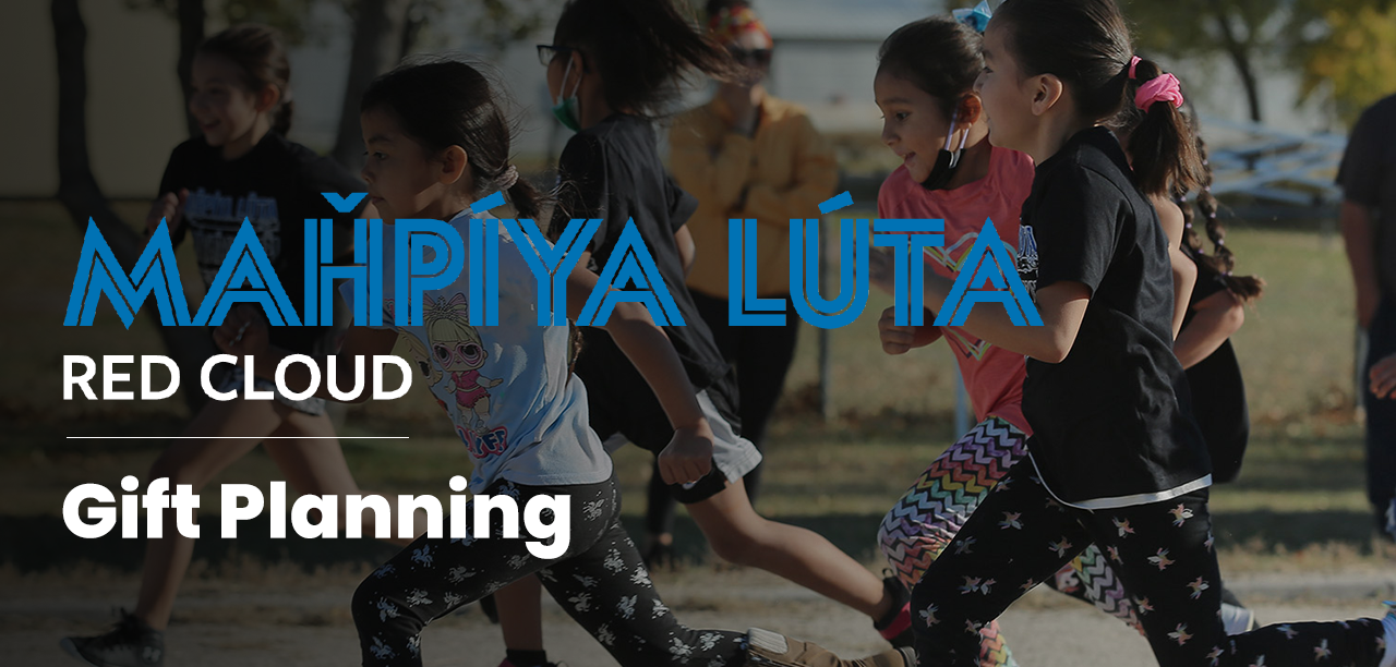 Mahpiya Luta - Red Cloud enewsletter header graphic
